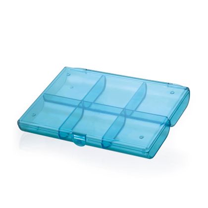 Caixa Organizadora 2,5x13x18cm Azul - Waleu Waleu