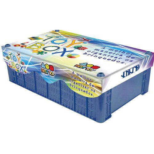 Caixa Organizadora Bell Toy - Toy Box - Azul