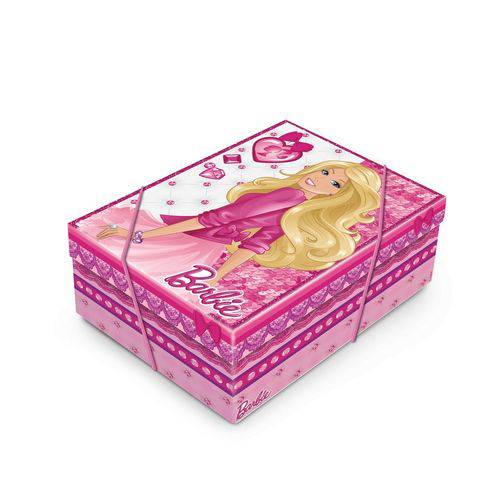 Caixa Organizadora C/tampa Barbie Festa C/10