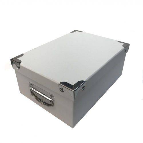 Caixa Organizadora com Alça 31,5x23x13cm - VMP Branca