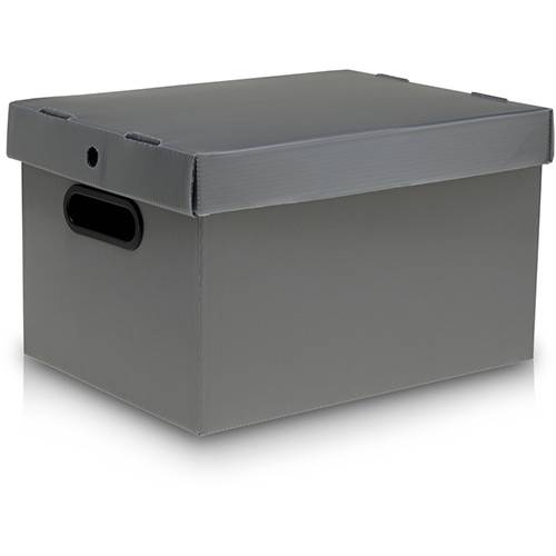 Caixa Organizadora Desmontável M Prata - Prontobox