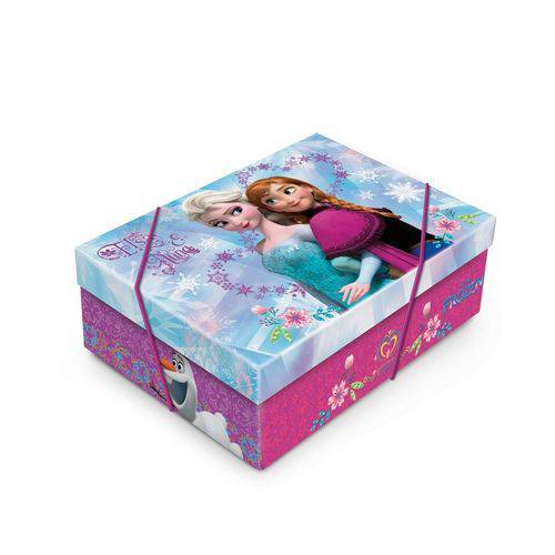 Caixa Organizadora P/presente C/tampa Frozen Disney C/10