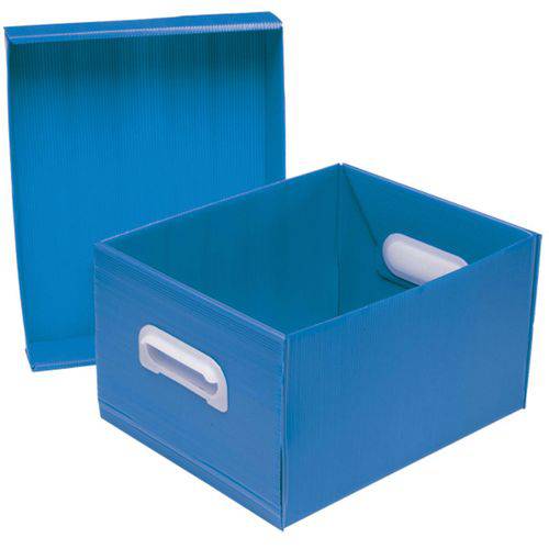 Caixa Organizadora The Best Box M 370x280x212 Az Polibras Unidade