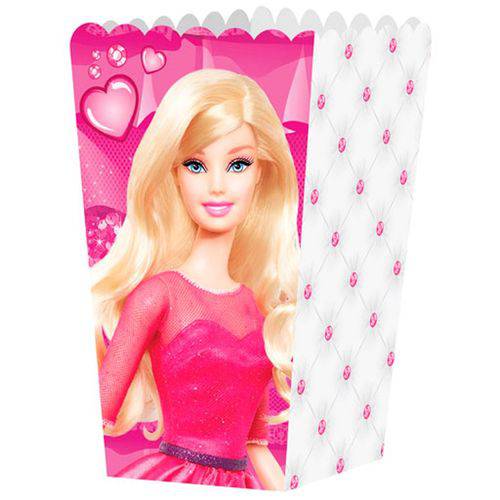 Caixa para Pipoca Barbie Core 12 Unidades Regina Festas