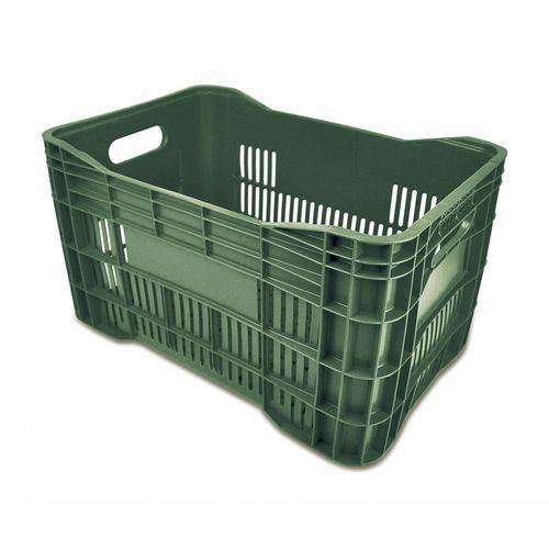 Caixa Plástica Agrícola Organizadora Multiuso 48L Verde