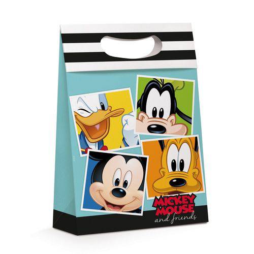 Caixa Plus P/presente Mickey e Amigos Disney 22x9cm C/10