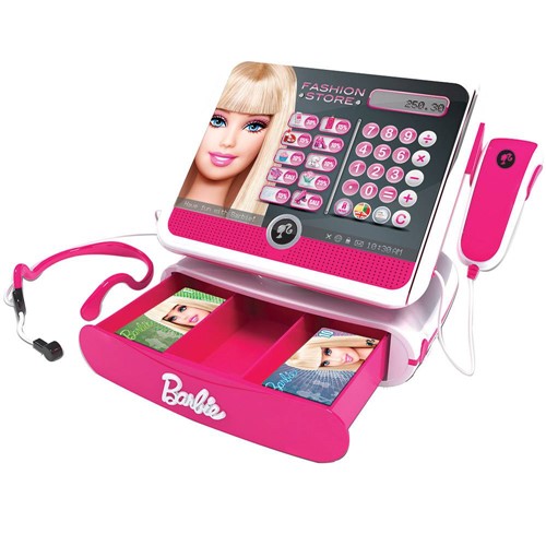 Caixa Registradora Barbie Luxo Rosa - Intek