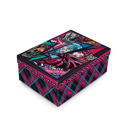 Caixa Rigida Organizadora Presente Monster High 29x22,5cm