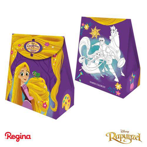 Caixa Surpresa Envelope Rapunzel C/8 | Regina