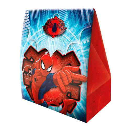 Caixa Surpresa Ultimate Spider Man - 8 Unidades - Regina Festas