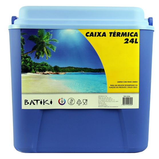 Caixa Térmica 24 Litros Batiki Azul 45966