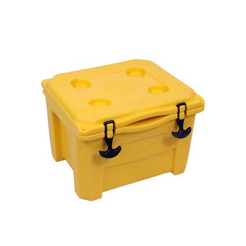 Caixa Térmica Cooler 15 Litros Amarelo Brudden Náutica