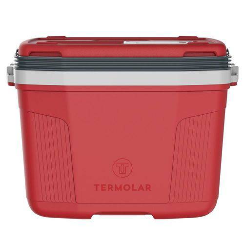 Caixa Térmica Cooler 32 Litros Termolar Original - Vermelha
