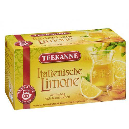 2 Caixas de Chá Limonada Italiana - Limão e Mel (20 Saq. Cada) 50g Cada - Teekanne