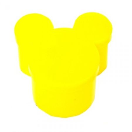 Caixinha Acrílica Mickey/Minnie Amarela - 10 Unidades
