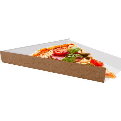Caixinha Embalagem para Fatia de Pizza 200un Kraft