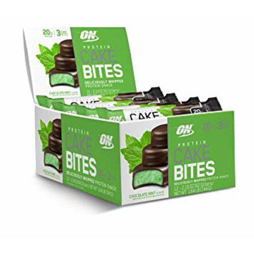 Cake Bites (Caixa C/12 Unidades de 63g Cada) SABOR CHOCOLATE MENTA - Optimum Nutrition
