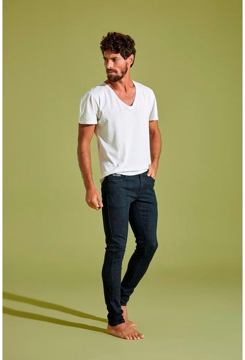 Calca Confort Skinny Jeans Ss18011 40 Nevoeiro