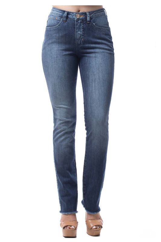 Calça Eventual Jeans Slim Fit Azul Tam. 44