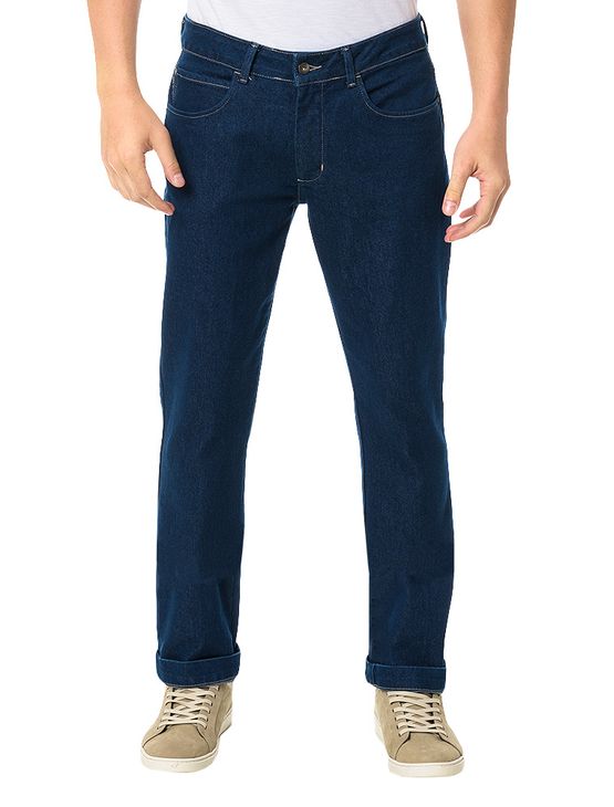 Calça Jeans Calvin Klein Slim Straight Blue Azul Médio - 40