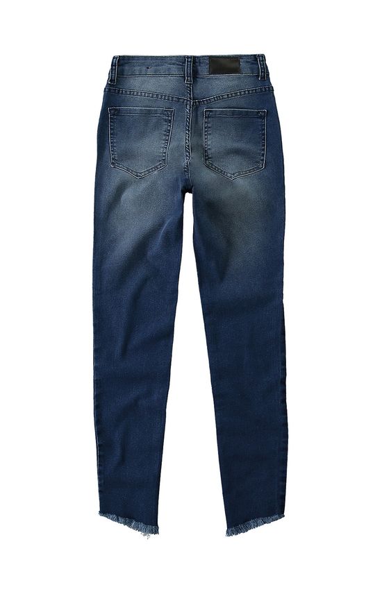 Calça Jeans Cigarrete Cintura Média Malwee Azul Escuro - 46