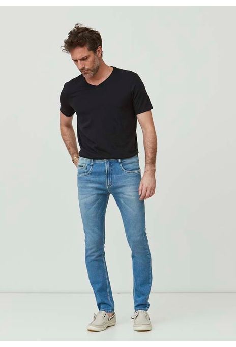 Calca Jeans Comf Skinny Lifestyle Port 42 Nevoeiro
