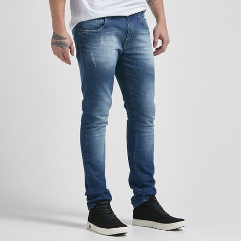 Calça Jeans Dark Blue Skinny - Tam 40