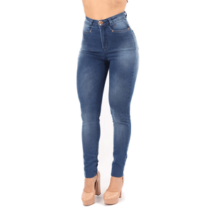 Calça Jeans Edex Hot Pant Chapa Barriga Modelad 36