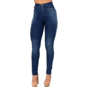 Calça Jeans Edex Hot Pant Chapa Barriga Modeladora 36