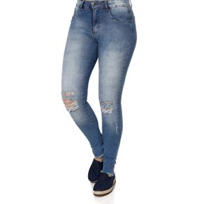 Calça Jeans Feminina Azul 40