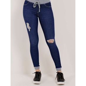 Calça Jeans Feminina Azul 42
