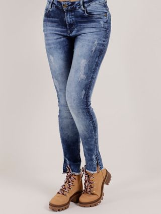 Calça Jeans Feminina Bivik Azul