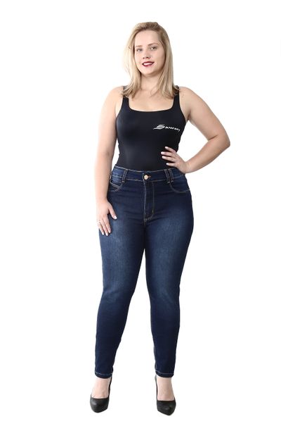 Calça Jeans Feminina Cigarrete Plus Size - 259747 46