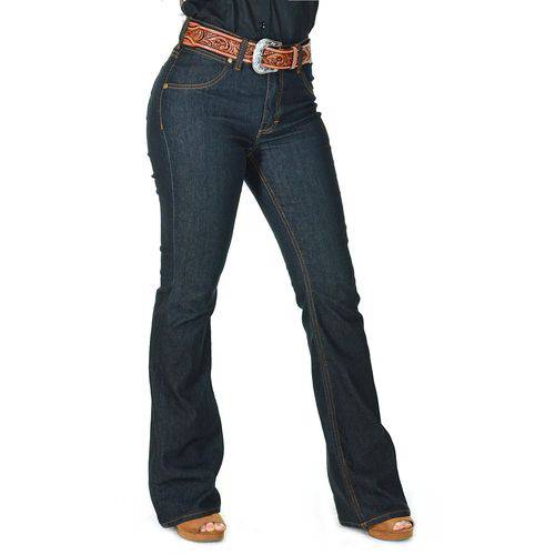 Calça Jeans Feminina Cowboy ST Flare Preta