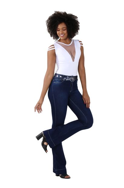 Calça Jeans Feminina Flare - 259918 36