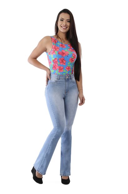 Calça Jeans Feminina Flare Super Lipo-261594 36