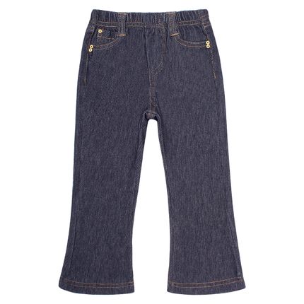 Calça Jeans Feminina Infantil Flare Jeanswear - Bibe