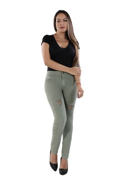 Calça Jeans Feminina Legging Hot Pants - 261038 36
