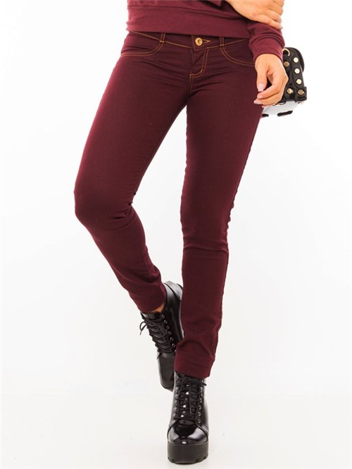 Calça Jeans Feminina Skinny Color CL0261 - Kam Bess