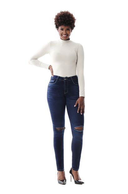 Calça Jeans Feminina Skinny Compressora - 259012 36