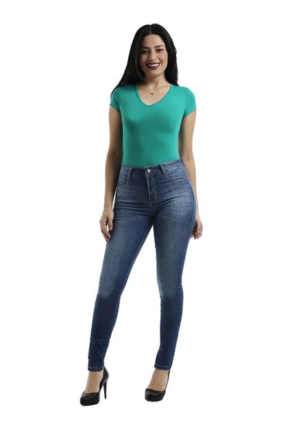 Calça Jeans Feminina Skinny Compressora - 259170 42