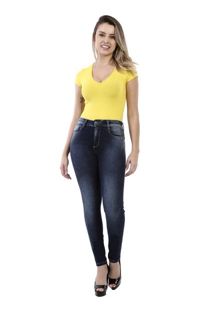 Calça Jeans Feminina Skinny Compressora - 260021 36
