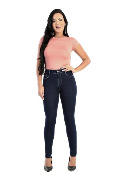 Calça Jeans Feminina Skinny Compressora - 260878 36