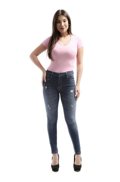 Calça Jeans Feminina Skinny Compressora - 261065 36