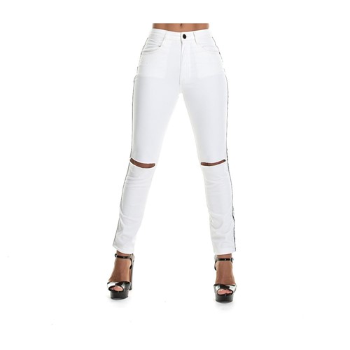 Calça Jeans Feminina Stripes - 40