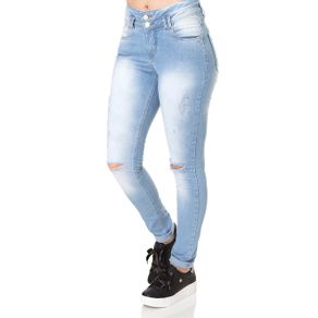 Calça Jeans Feminina Uber Azul 42