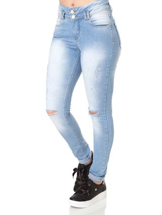 Calça Jeans Feminina Uber Azul
