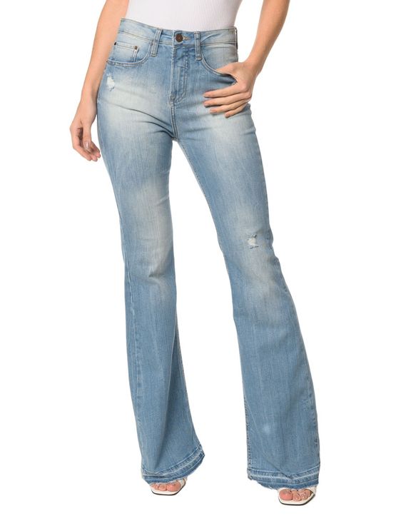 Calça Jeans Five Pockets High Rise Flare - 36