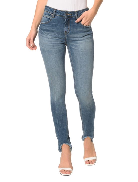 Calça Jeans Five Pockets High Rise Skinny - 38