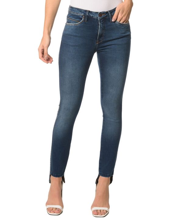 Calça Jeans Five Pockets Mid Rise Skinny - 34
